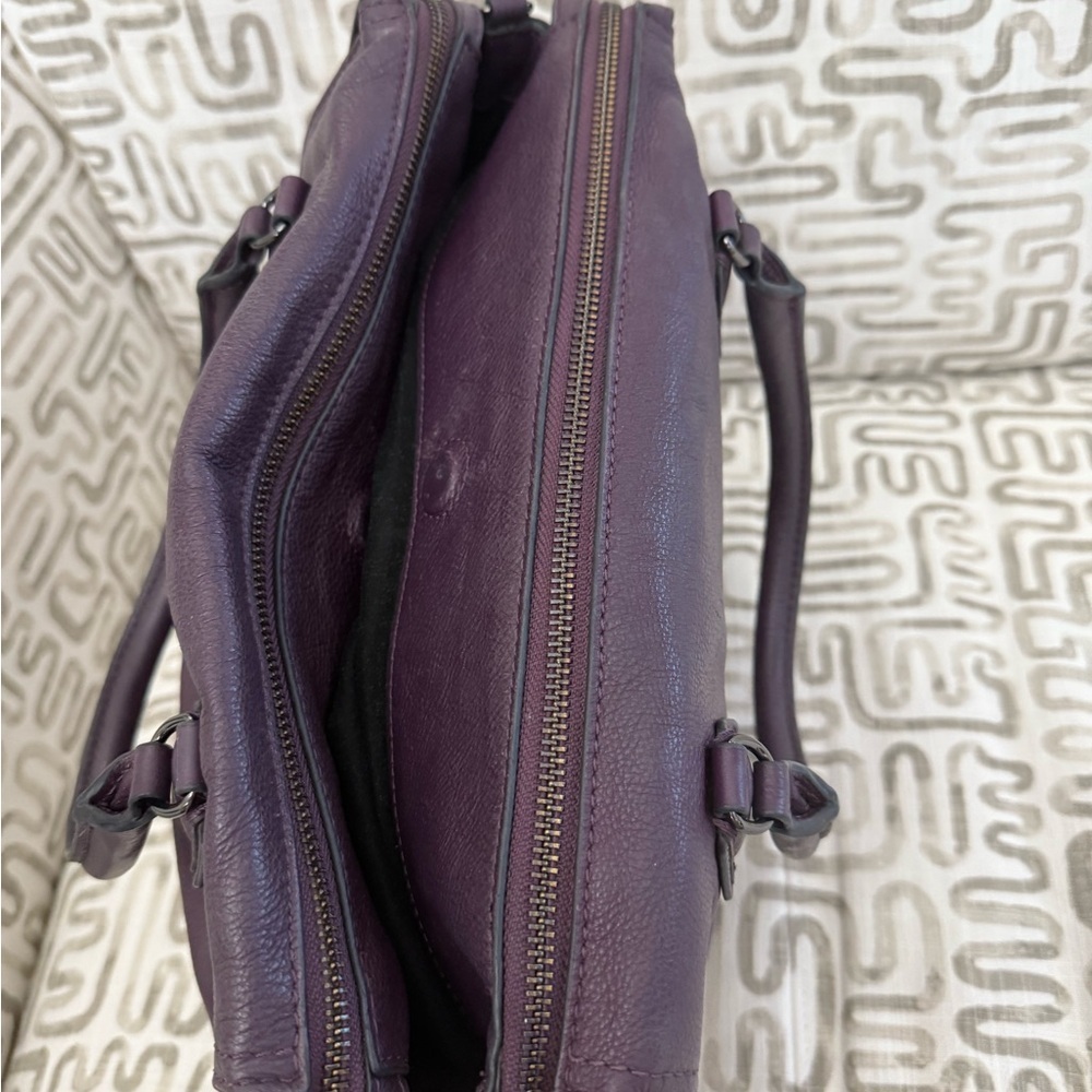 Botkier Dark Purple Satchel Bag - Picture 2 of 13